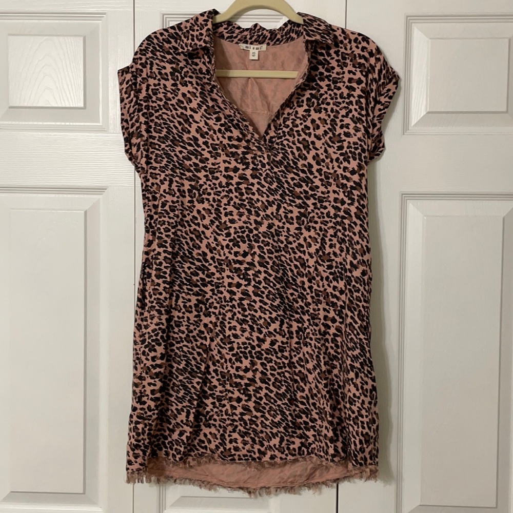 Cheetah print dress